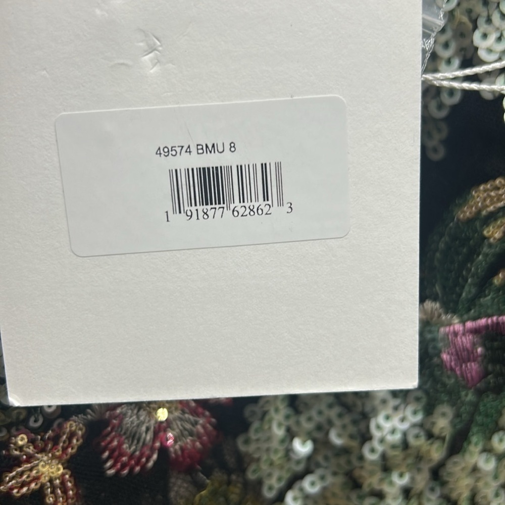 Mac Duggal 49574 NWT EMBELLISHED FLORAL ONE SHOULDER GOWN - Picture 8 of 9